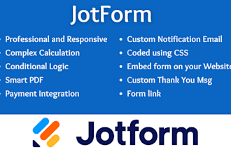 create a professional and responsive jotform