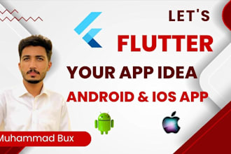 develop a flutter hybrid mobile app