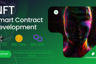 create solidity erc721, erc1155, nft smart contract