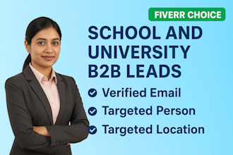 collect school and university b2b leads for your business