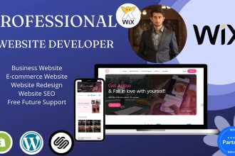 expertly build your custom website on wordpress, wix, squarespace, shopify