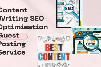 publish articles, content writing, and guest posting
