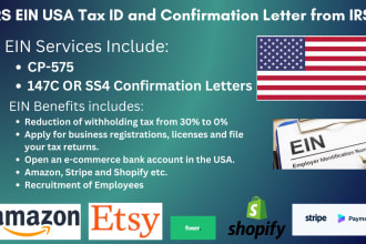 get your irs ein USA tax id and confirmation letter from irs