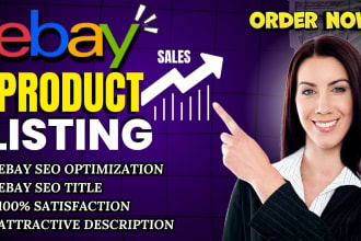 ebay SEO listing, ebay listing, ebay product listing, ebay lister, ebay expert