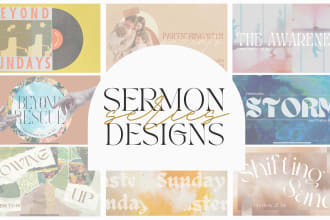 design church sermon or series graphics