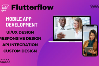 do flutterflow custom app, figma to flutterflow mvp, flutter flow API developer