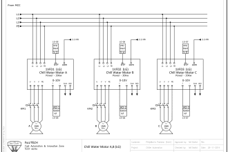 draw electrical wiring diagram single line power control dwg