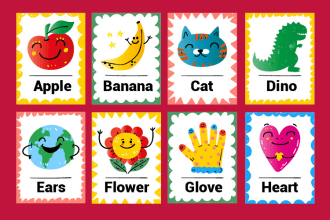 design printable flashcards for kids