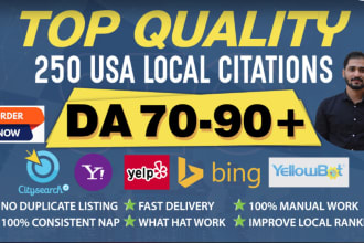 build best USA local citations