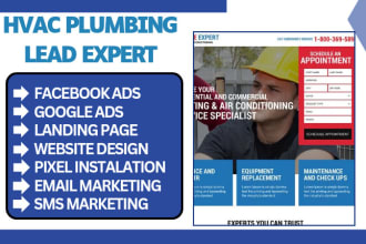 generate hvac plumbing airduct solar heating auto repair water damage leads