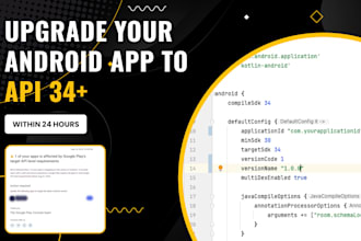 fix bugs, reskin android app, update target API level to 35 in android studio
