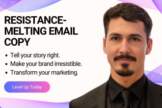 write persuasive sales and newsletter email copy for your marketing campaign