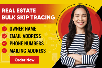 be your best skip tracer for real estate bulk and accurate skip tracing