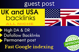 do high da UK and USA guest post with authority backlinks