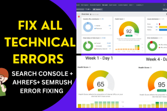 fix search console,indexing issues,semrush,ahrefs or moz, technical SEO errors