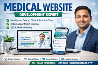 design a modern medical, dental, clinic website in wordpress