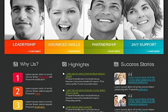 design high quality basic html templates