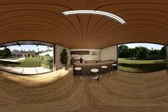 create immersive 360 3d architectural renderings and walkthroughs