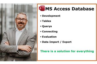 develop databases in ms access