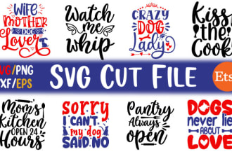 do creative svg design cut files, pdf, dxf, png, bundle design