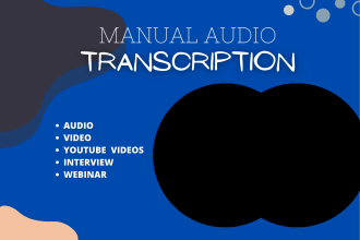 do transcription of your audios and videos