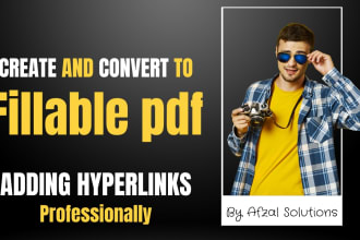 create fillable pdf forms add hyperlinks or convert pdf form