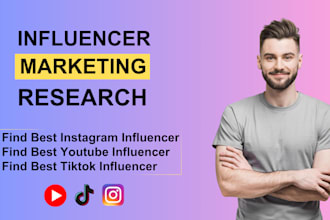 do influencer marketing tiktok youtube instagram influencer list building