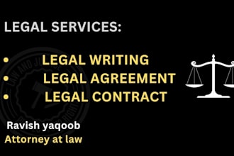 do legal writing,legal agreement and legal contract