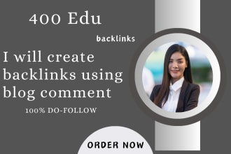 create manually backlinks using blog comment on high da