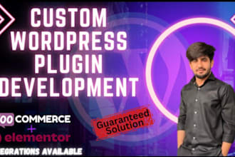 develop from scratch, or debug any wordpress plugin or theme