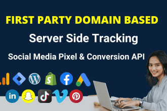 first party domain based server side tracking via GTM, ga4, pixel conversion API