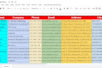 data entry and b2b lead generation expert,