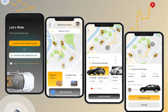 build ride, taxi booking app like uber, indrive, ola, lyft, yango