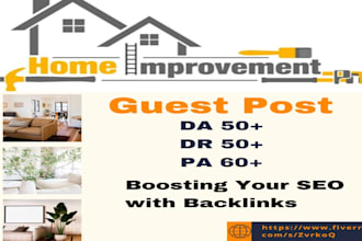 do guest post on home, garden, real estate blogs da 40to90