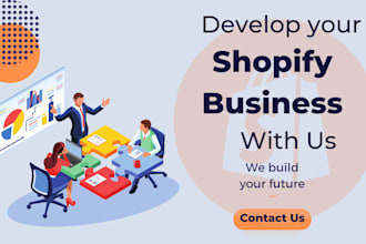 create professional shopify ecommerce website for you