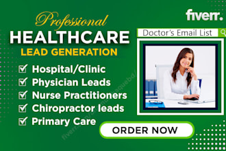 do targeted doctor email list physician leads, chiropractor lead generation