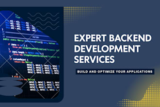 be your backend engineer
