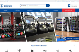 design health and fitness shopify supplement store health nutrition website