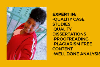 do case study analysis, finance and accounting dissertations