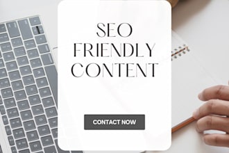 write SEO friendly articles and blogpost
