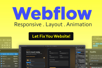 fix webflow website responsive and layout issues