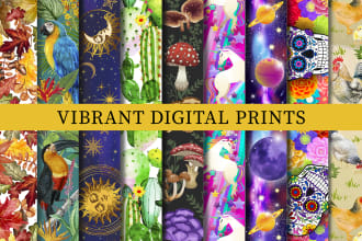 create digital patterns for stationery and decor