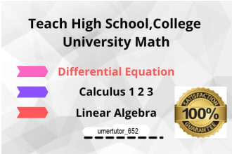 tutor high school college and university math tutor