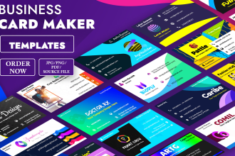 design a professional business card and stationery items