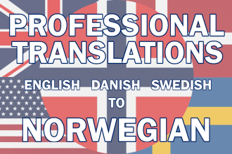 translate your english danish swedish text to norwegian