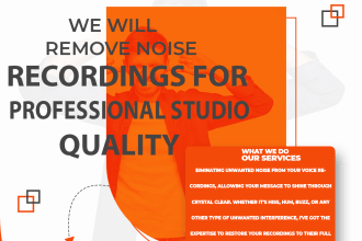 remove noise from voice recordings for professional studio quality