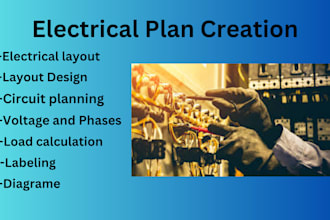 do electrical plan creation and circuit design