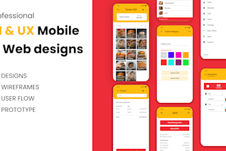 create UI UX for websites, apps, and dashboards