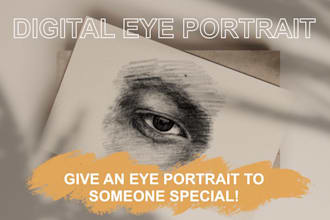 create digital eye portrait