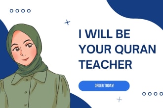 be your online quran teacher and quran tutor with proper tajwid, pronunciation